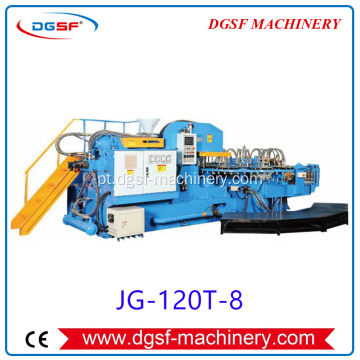 Máquina de moldagem por injeção de sopro de ar de pvc rotativo automático JG-120T-8